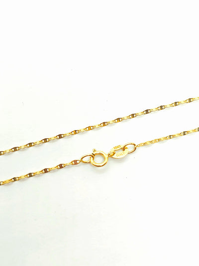 Necklace Chain for women 10k Solid Gold