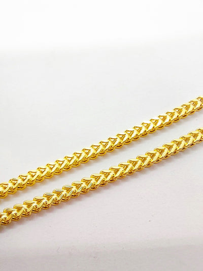 Franco Chain Necklace 10k Yellow Gold