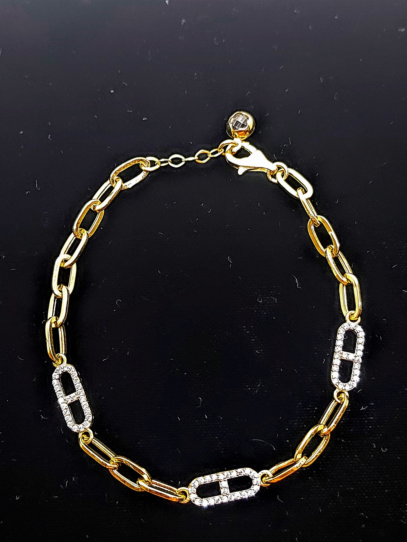 Gold women's bracelet