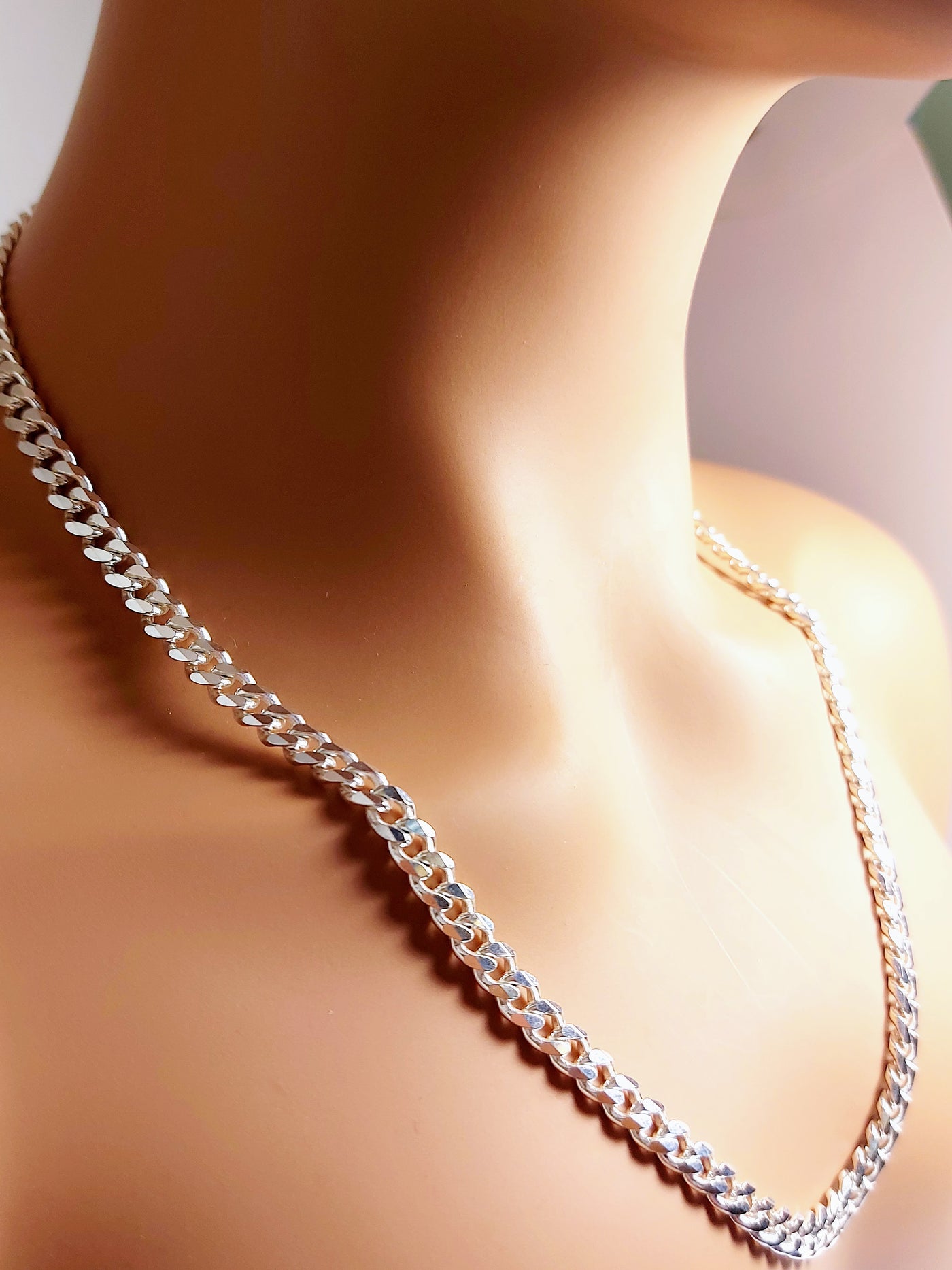 Cuban Chain Sterling Silver 925 Italy