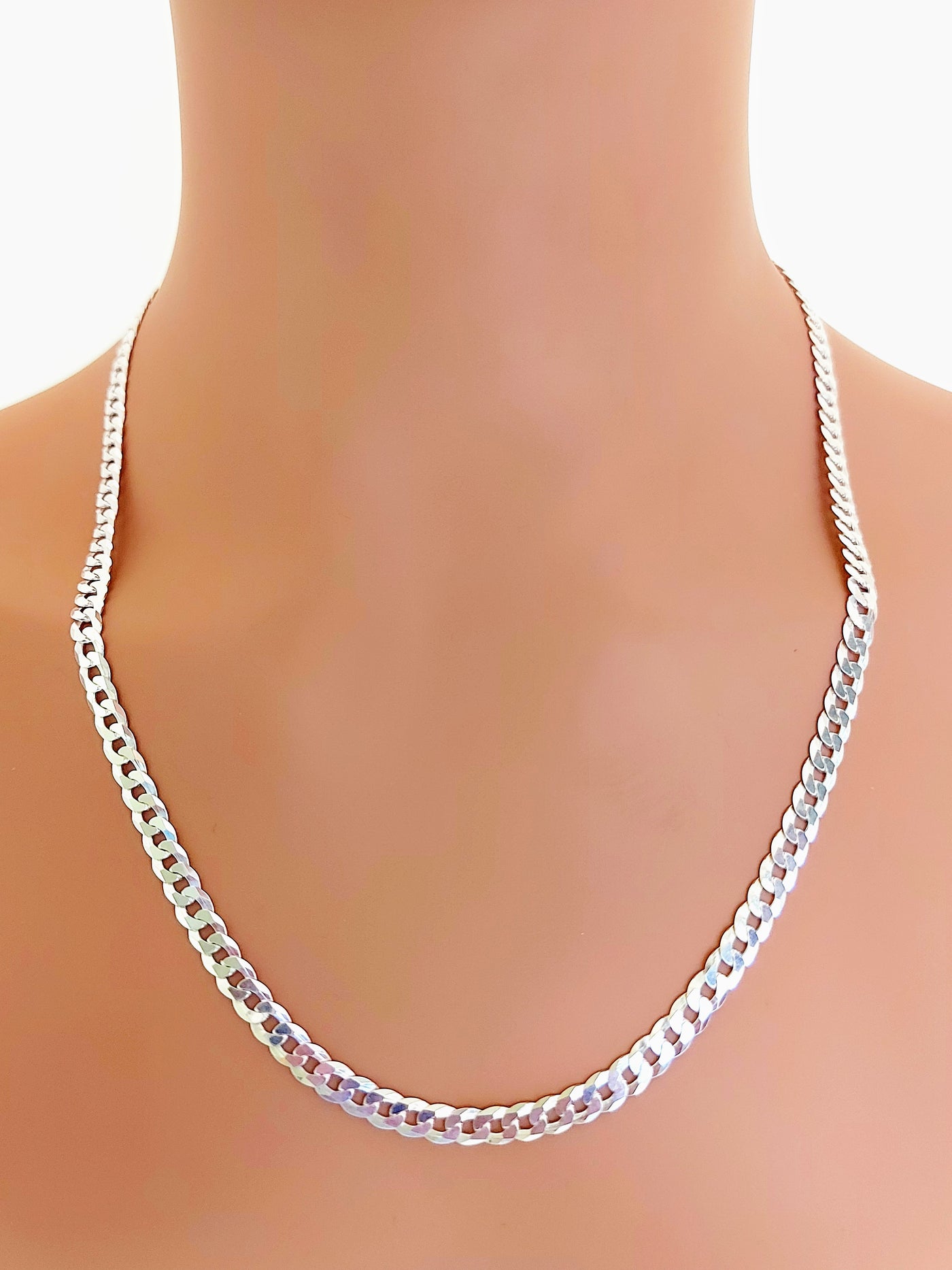 Curb Chain Sterling silver 925 Italy