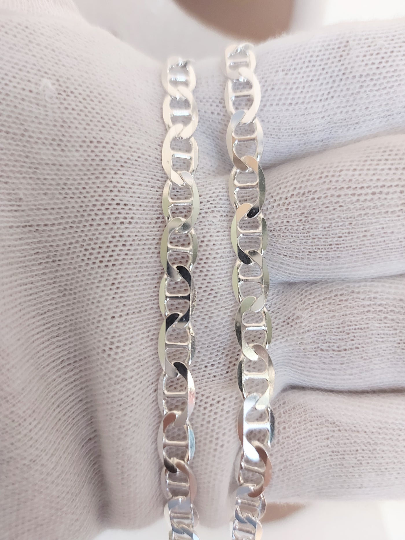 Gucci link Chain Sterling Silver 925 Italy