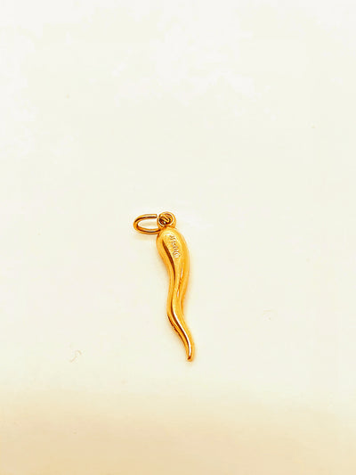 14k Gold Italian Horn (Cornicello) pendant