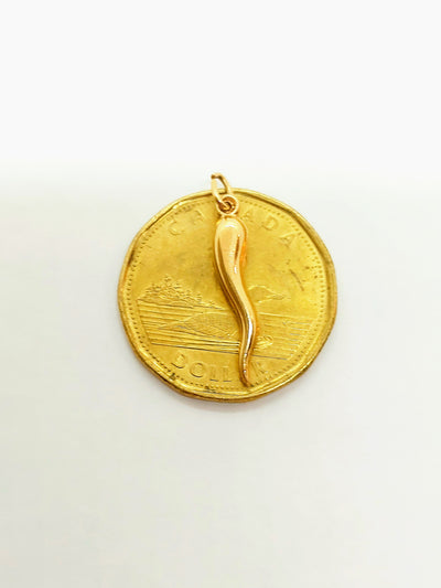 14k Gold Italian Horn (Cornicello) pendant