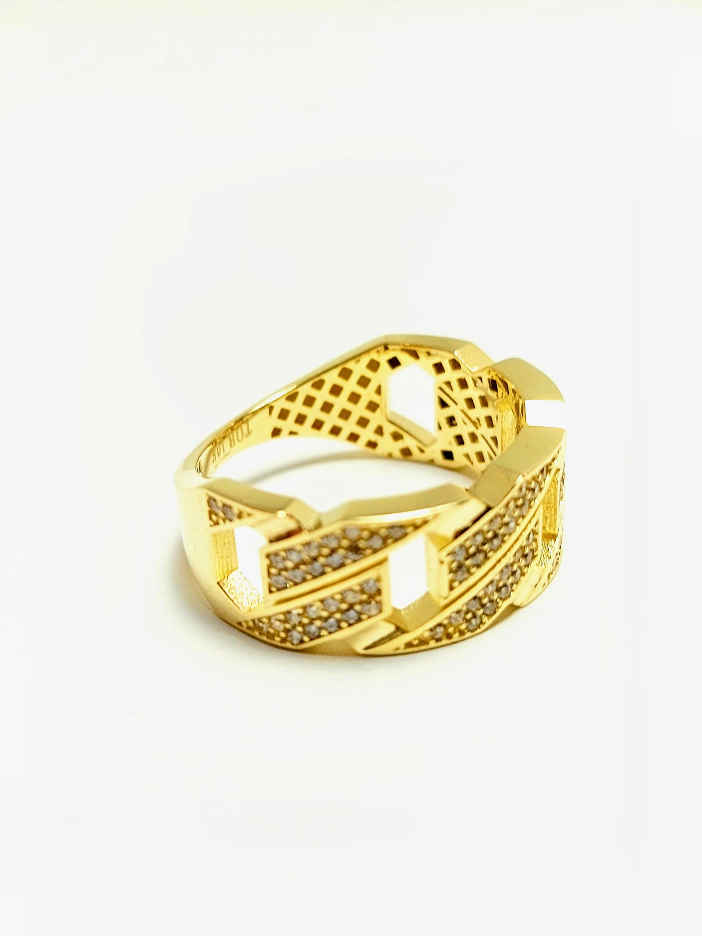 10k Gold Cuban Ring