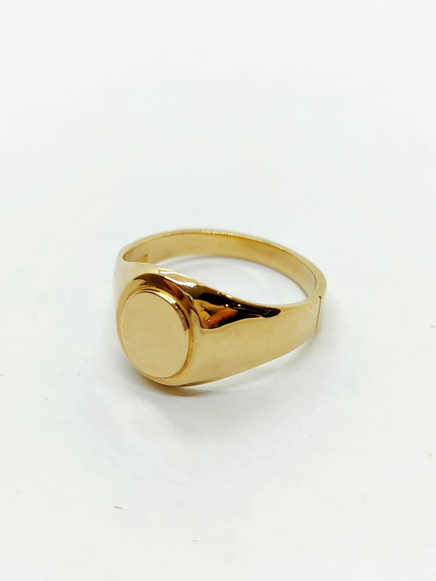 10k Gold Chevalier plain Ring