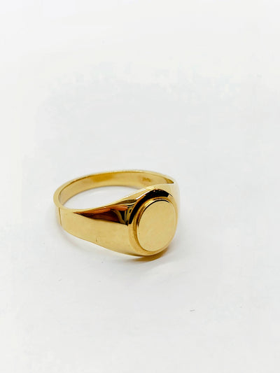 10k Gold Chevalier plain Ring