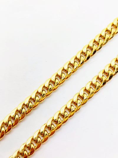 10k Gold Cuban chain ~7mm