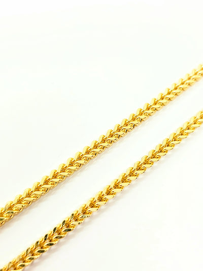 10k Gold Franco chain ~3mm