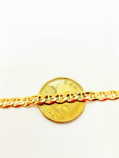 10k Solid Gold Mariner Chain ~6mm