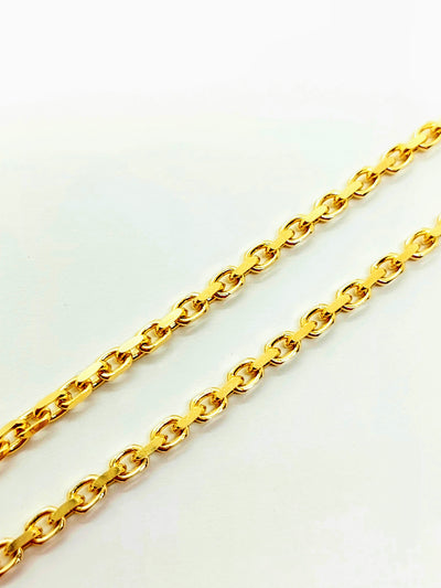 10k Solid Gold Cable chain