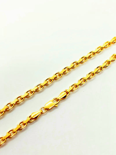 10k Solid Gold Cable chain