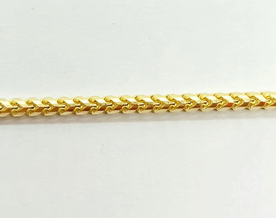 10k Solid Gold Franco chain 2.7mm