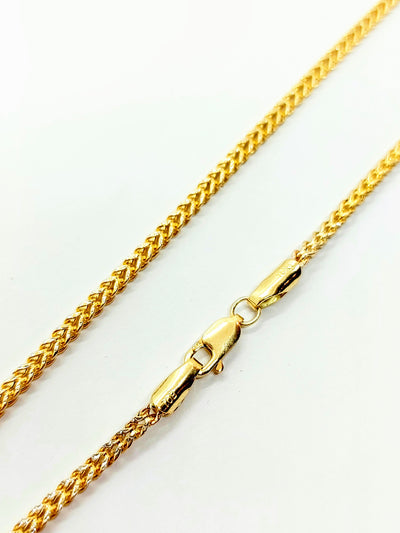 10k Gold Franco chain Diamond cut