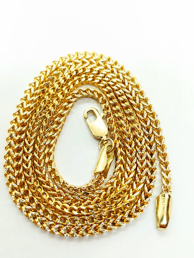 10k Gold Franco chain Diamond cut