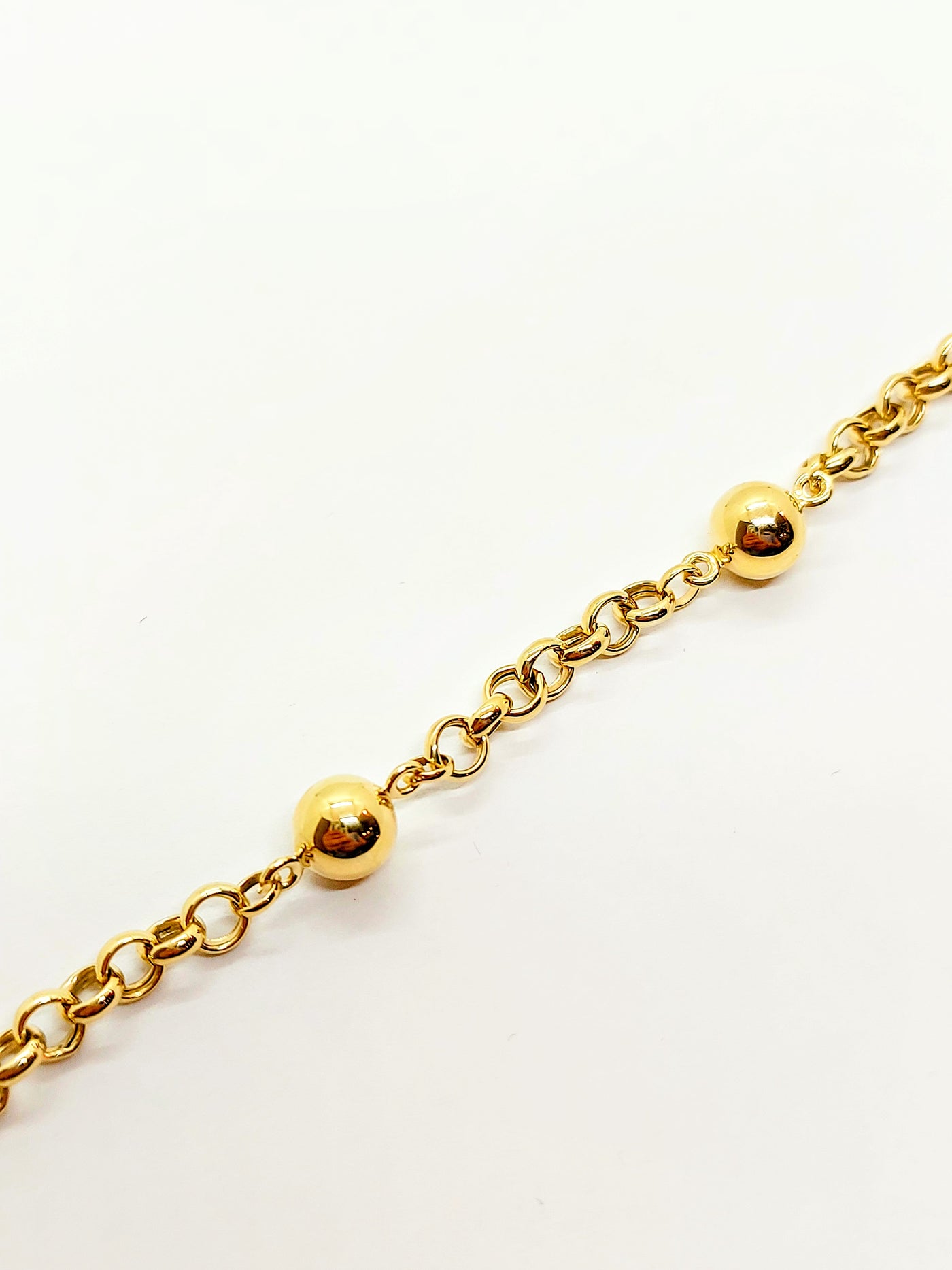 10k Gold Bracelet with Balls