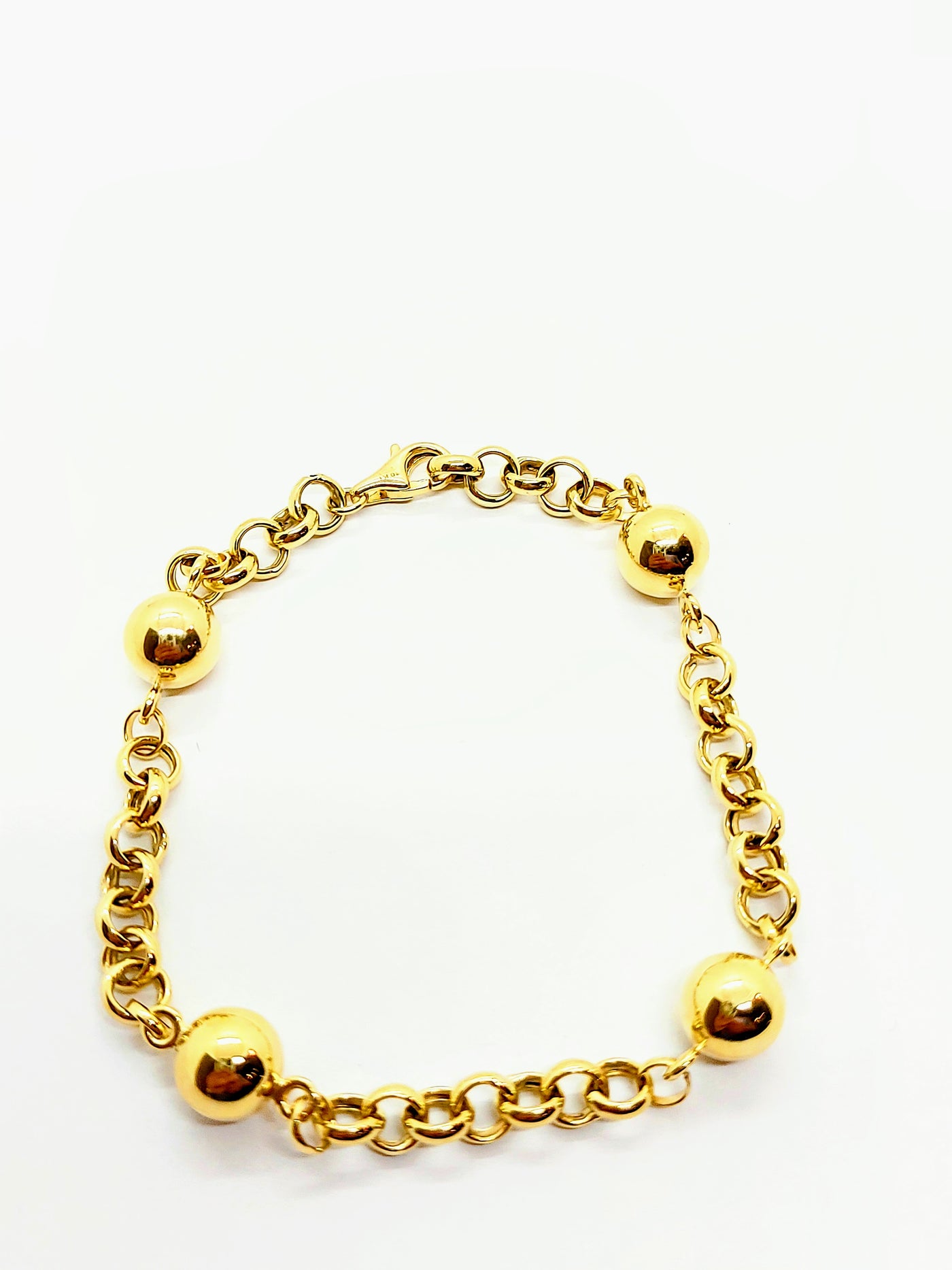 10k Gold Bracelet with Balls