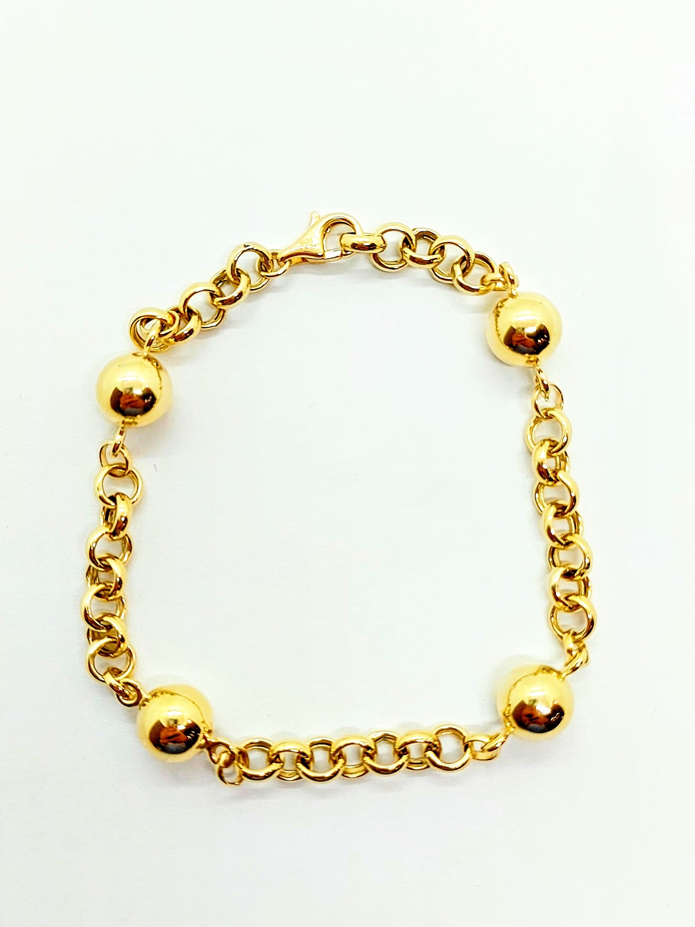 10k Gold Bracelet with Balls