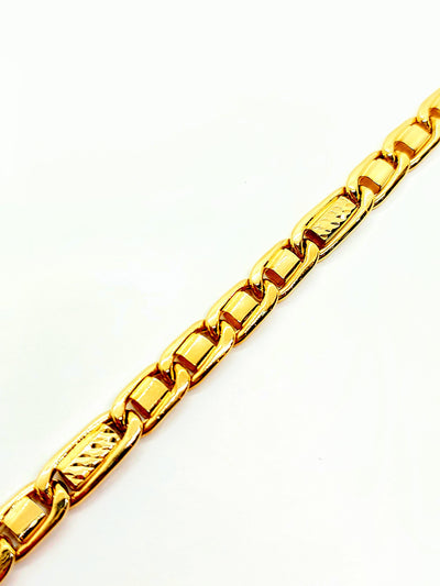 10k Gold full Figaro Bracelet