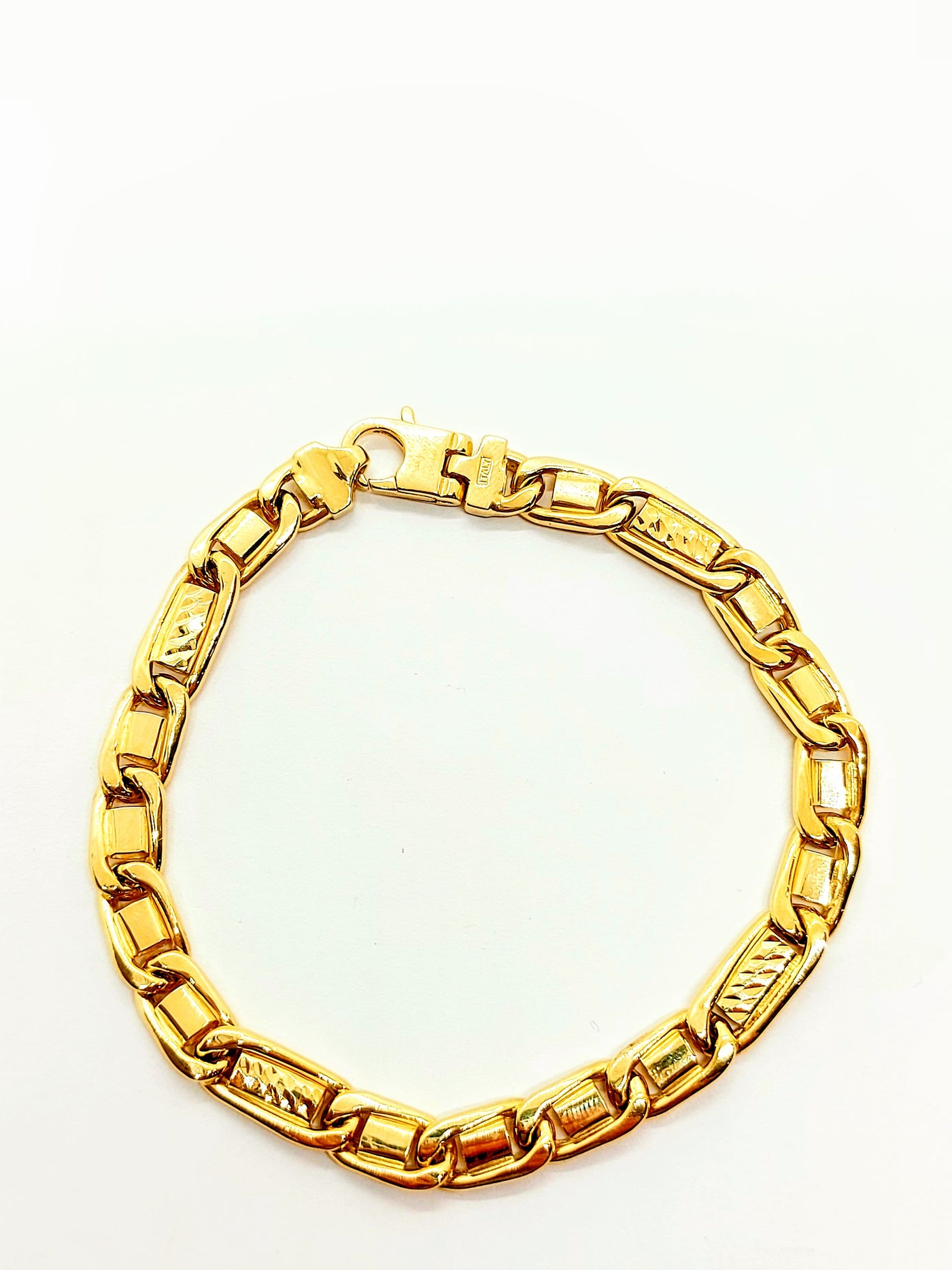 10k Gold full Figaro Bracelet