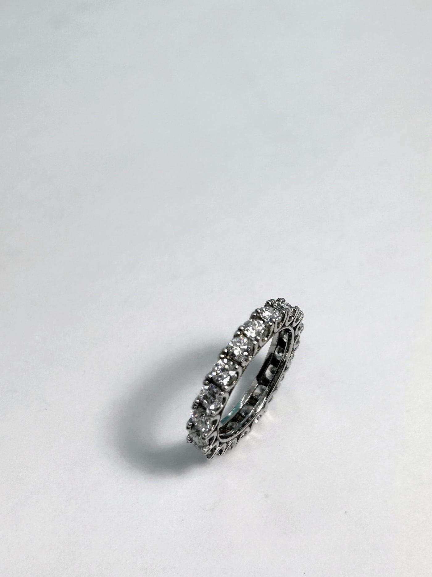 18k White Gold Lab Diamond Eternity ring