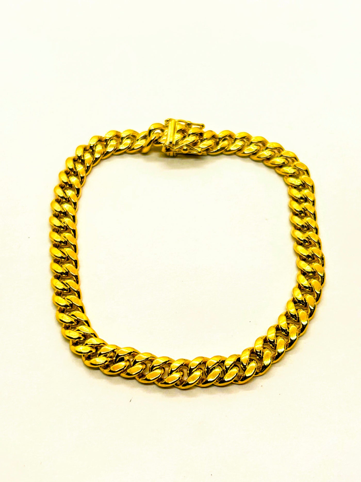 10k Gold Cuban Hollow bracelet