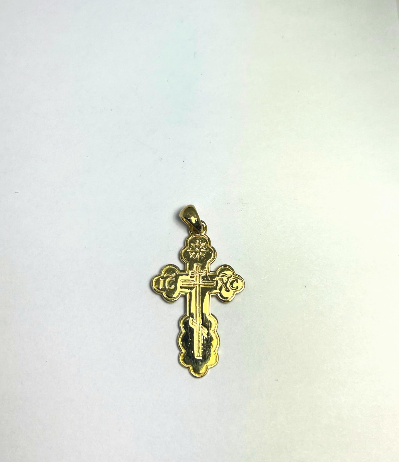 10k gold Orthodox cross