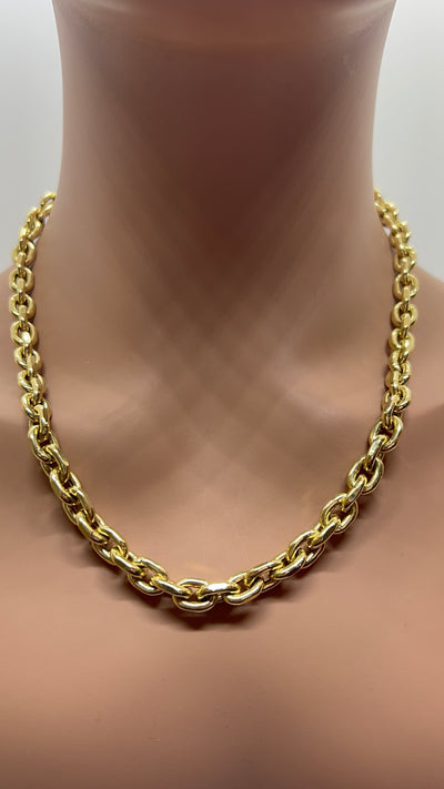 10k Italian gold Cable Necklace