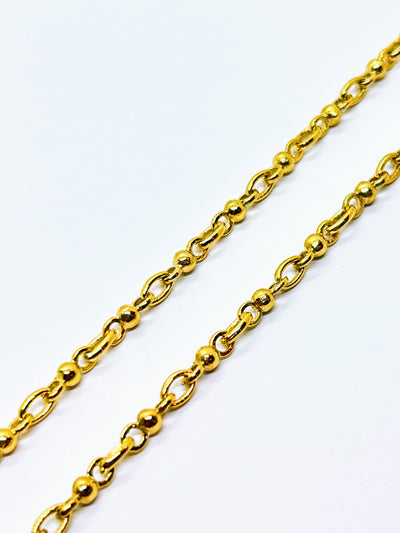 10k Solid gold handmade chain