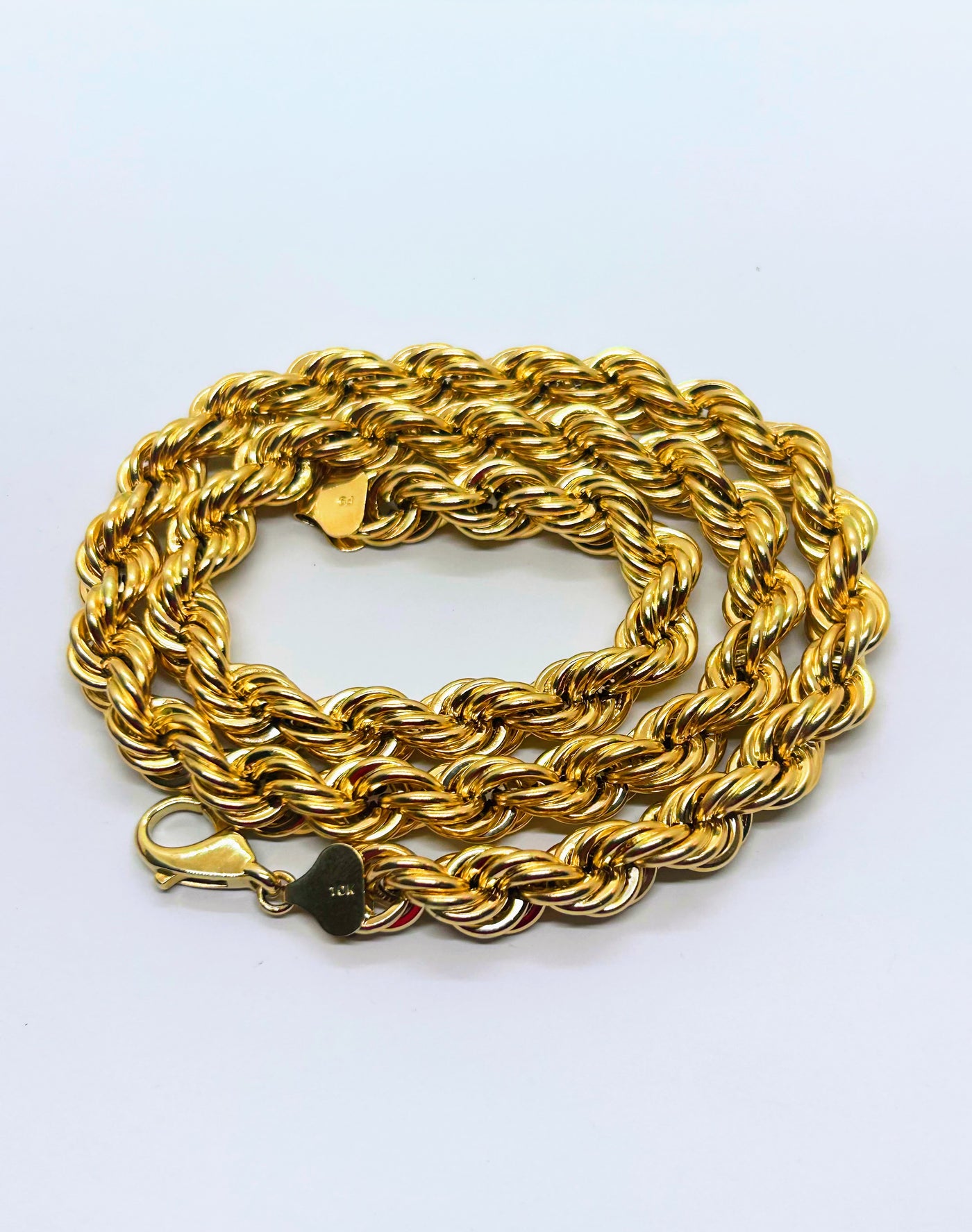 10k gold Rope chain 10mm