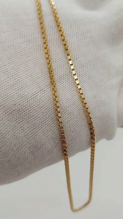 10k Gold Box chain for men and women