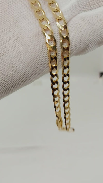 10k Gold Curb link Chain ~5.5mm