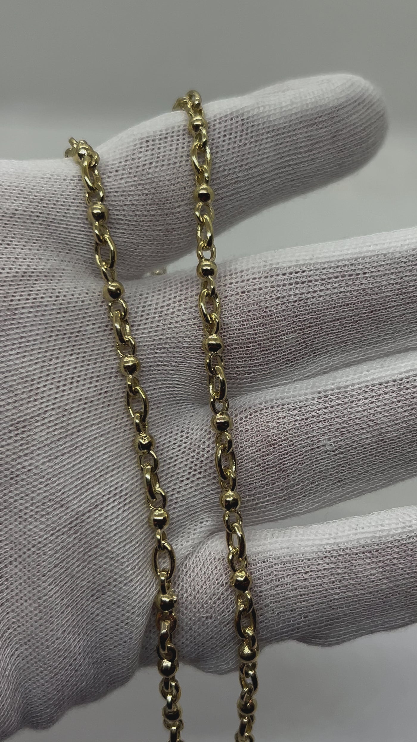 10k Solid gold handmade chain