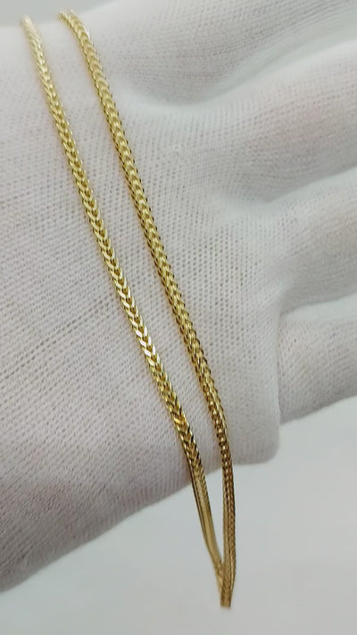 Franco Chain Necklace 10k Yellow Gold