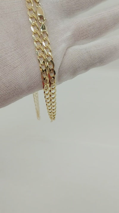 10k Gold Curb link Chain ~6mm