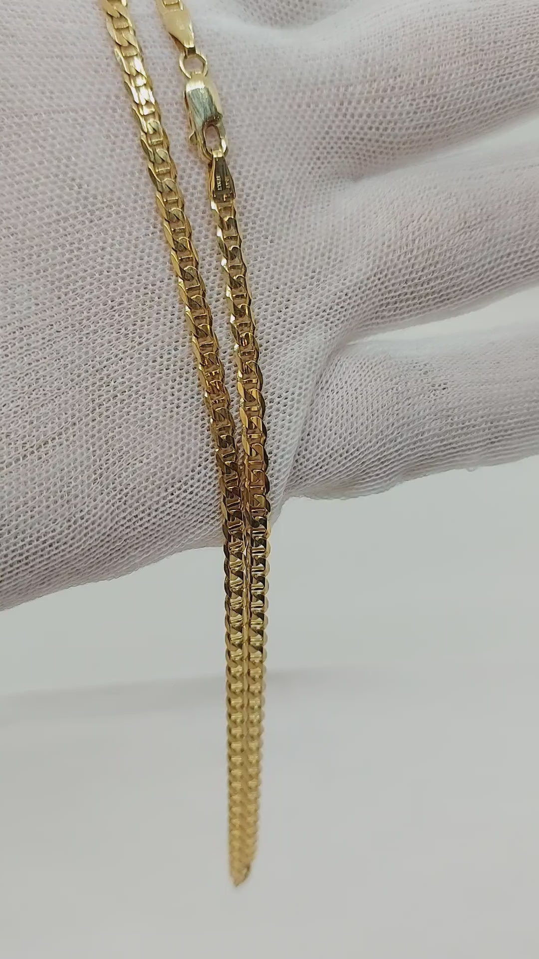 10k Gold Mariner Chain 3.6mm