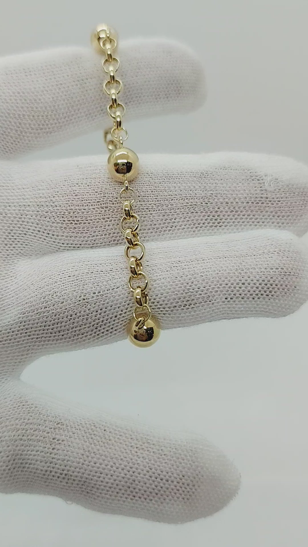 10k Gold Bracelet with Balls