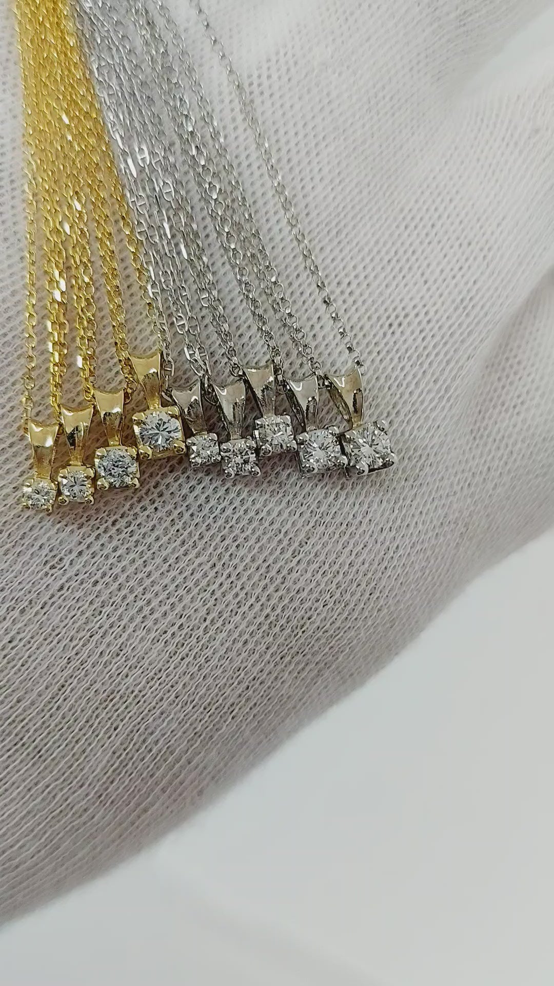 Diamond solitaire necklace / Diamond 4 prong Necklace / Diamond Prong Setting / Dainty Diamond Necklace / Handmade / Mothers Day Sale / Sturdy Diamond Setting / Customizable Diamond Necklace