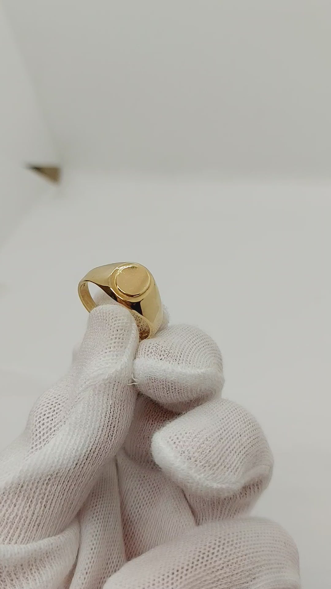 10k Gold Chevalier plain Ring