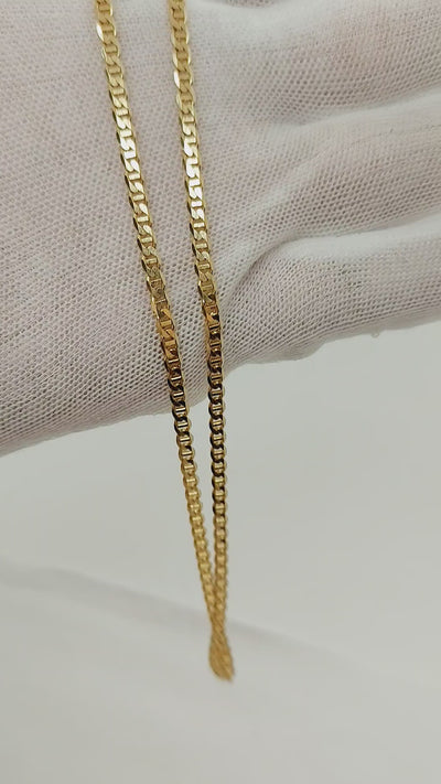 10k Gold Mariner chain ~3.8mm