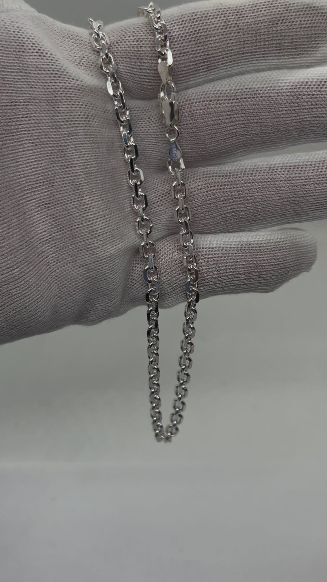 925 Sterling Silver Hermes chain