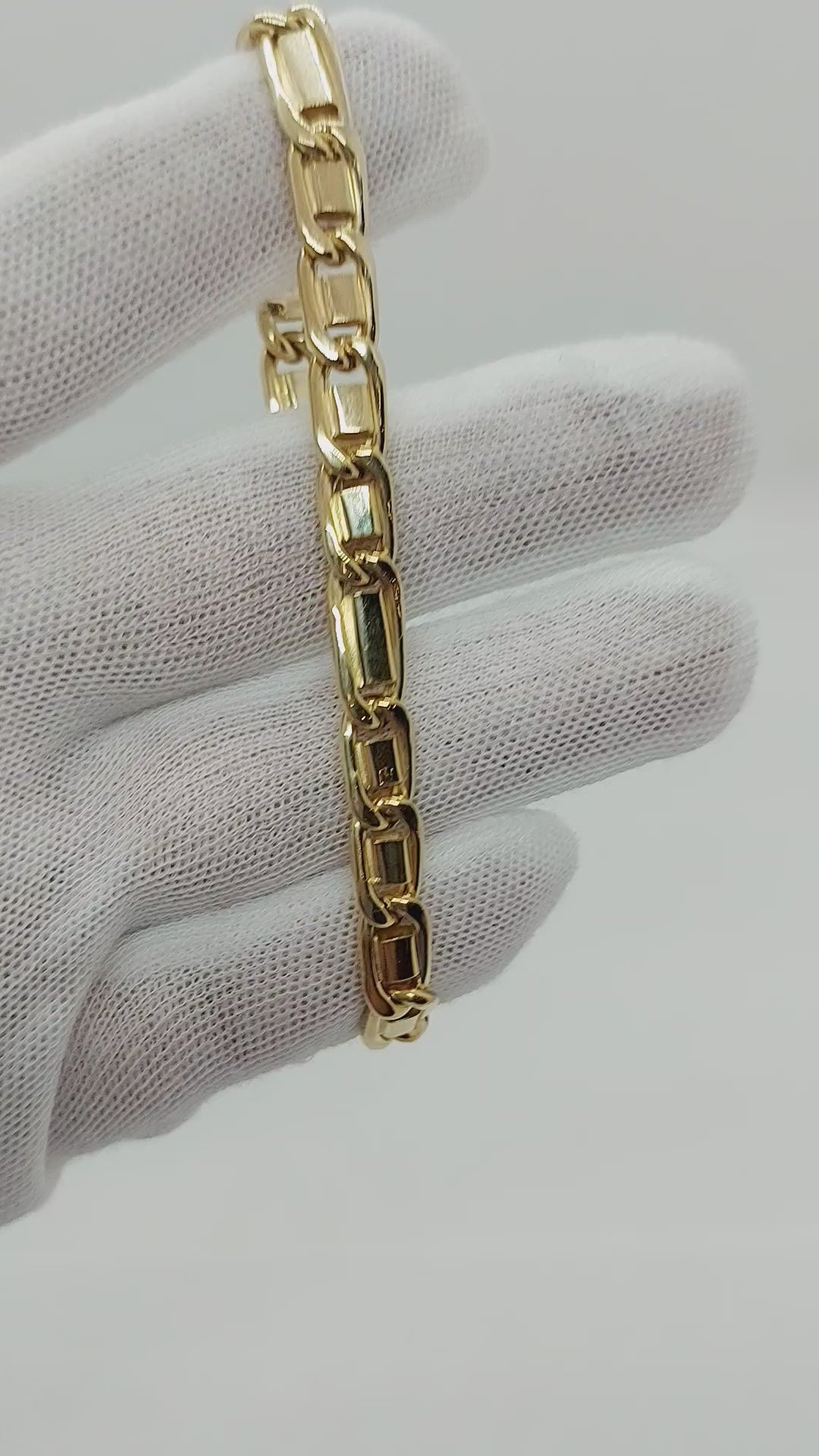 10k Gold full Figaro Bracelet