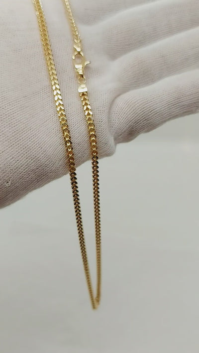 10k Gold Franco chain ~3mm