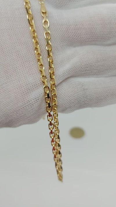 10k Solid Gold Cable chain