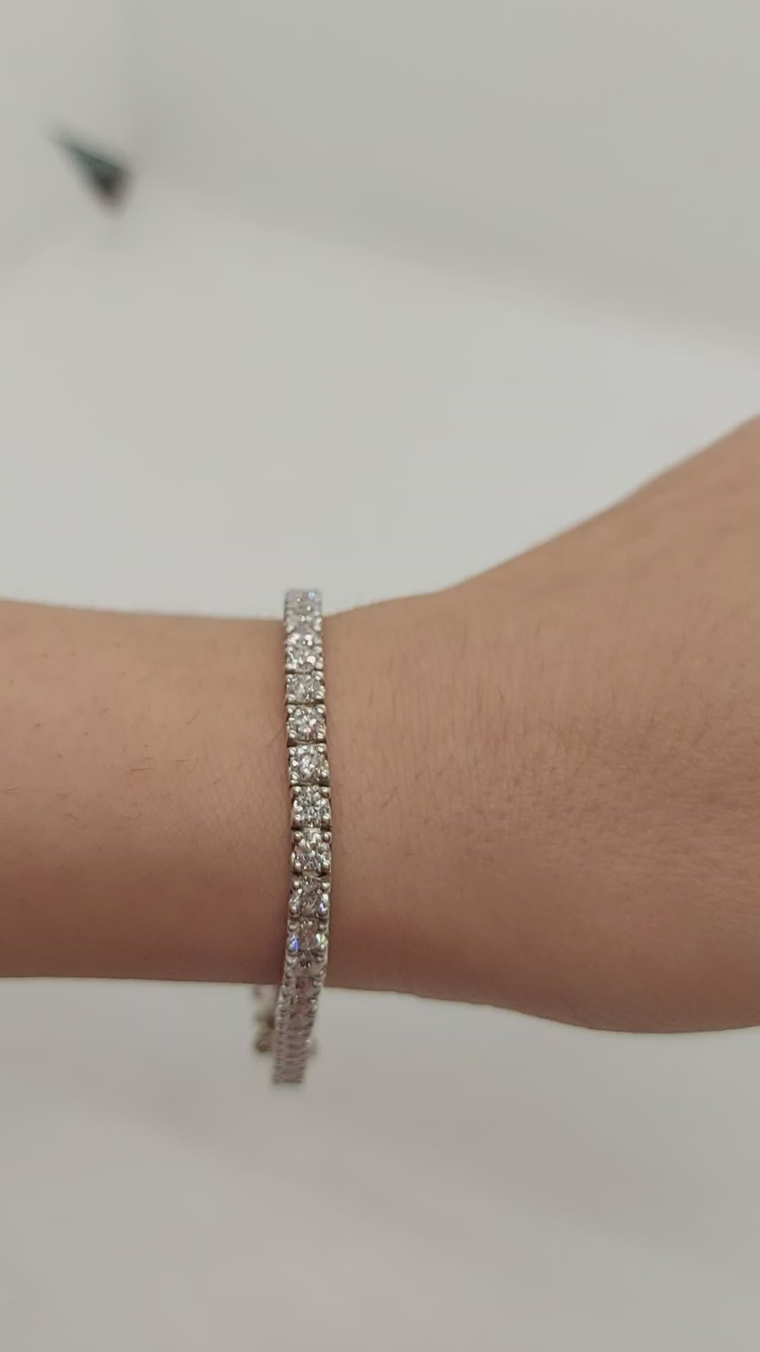 Tennis Bracelet with Lab Diamonds