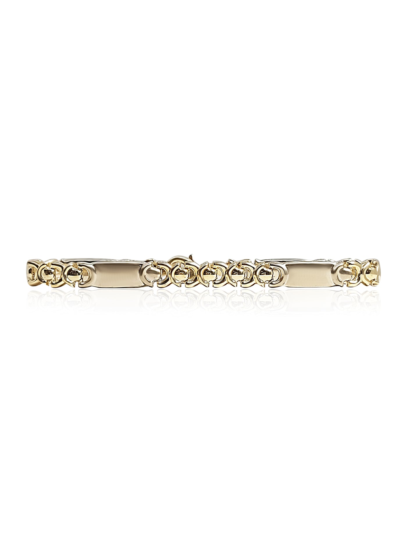 10k Gold Bracelet, 6.3mm width, 6.64 gram