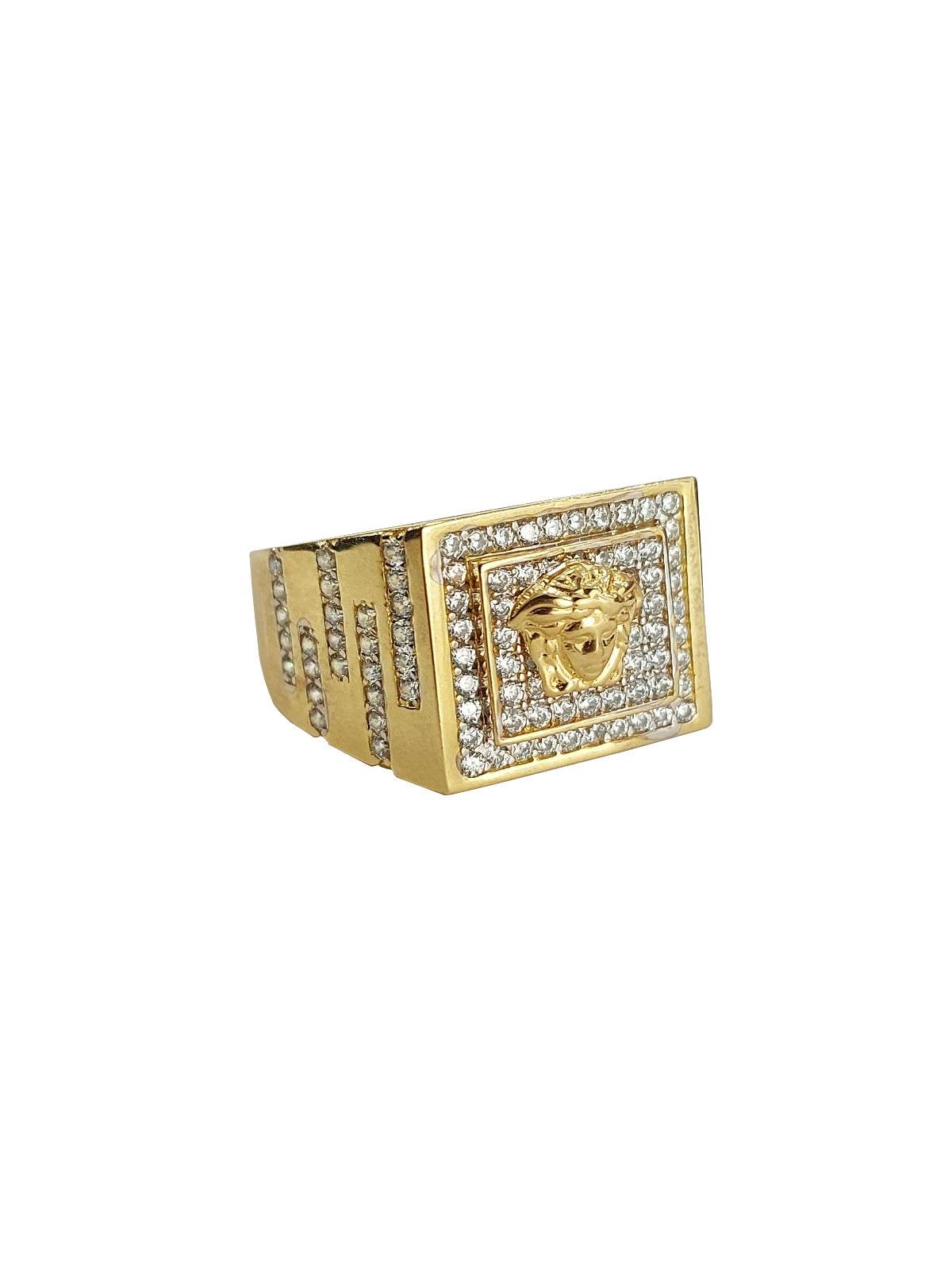 Gold men's ring