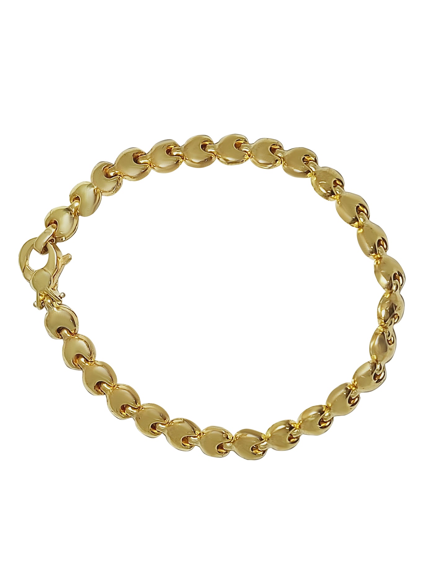 14k Gold Bracelet, 9.62 gram, 6.3mm width