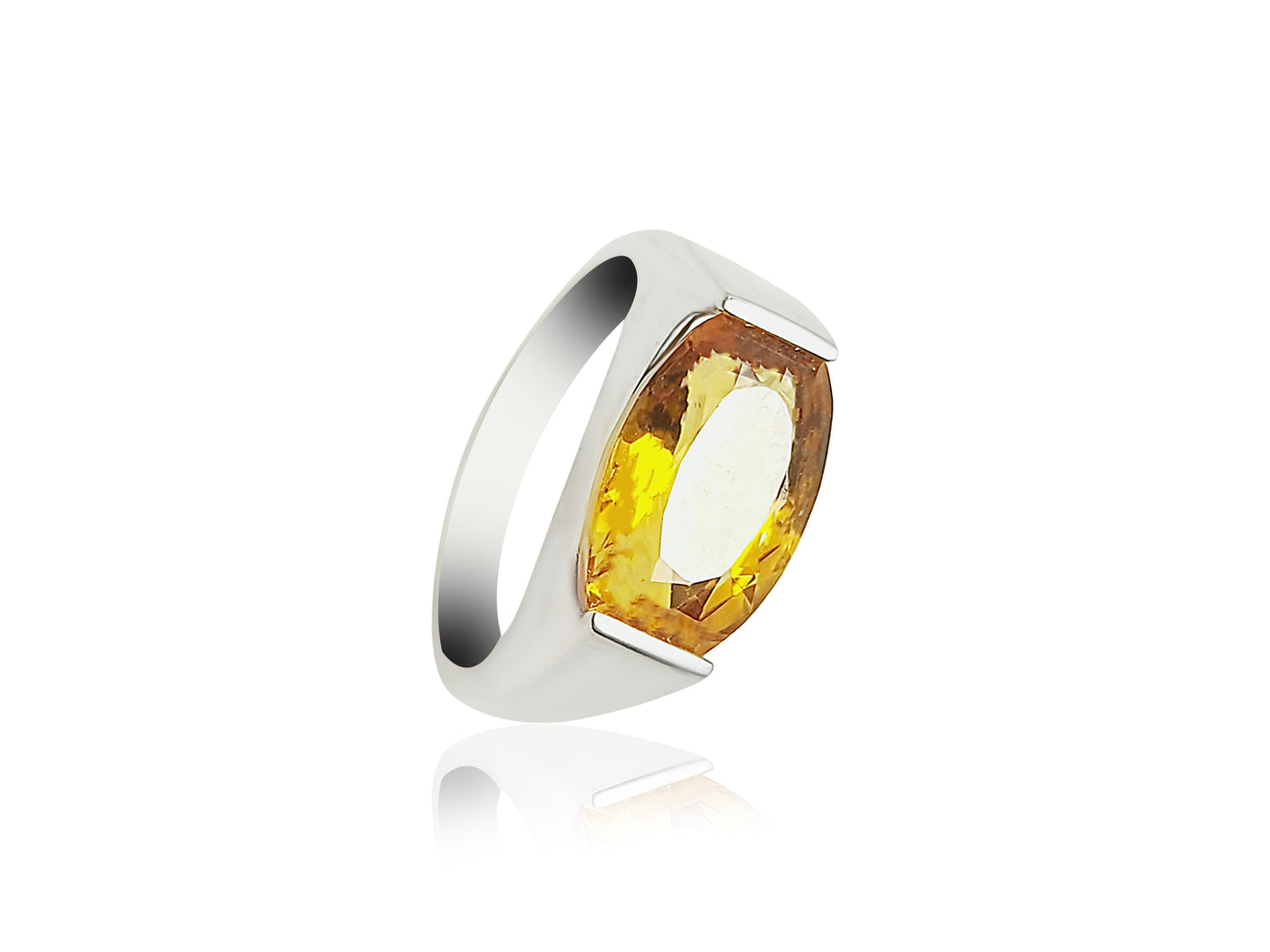 Gold Ring with Citrine stone