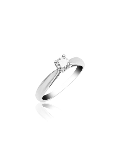 Solitaire Engagement Ring with 0.15ct diamond